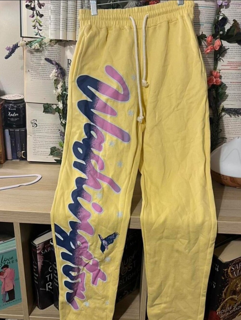 Urban Outfitters Yellow WA Graphic Jogger Sweatpants